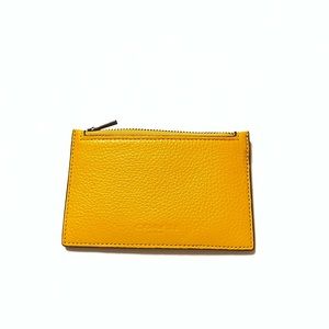 Coach zip card wallet